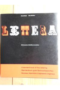 Lettera : A standard book of fine lettering = Standardbuch guter Gebrauchsschriften = Nouveau répertoire d'alphabets originaux.