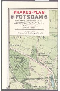 Pharus-Plan Potsdam. Mit Verzeichnis der Strassen, Brücken u. Plätze. Maßstab 1:16840. Nachdruck der Ausgabe von 1915