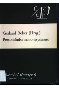 Personalinformationssysteme : e. Publikation d. Arbeitsgruppe Personalführung.   - Poeschel-Reader ; PR 6