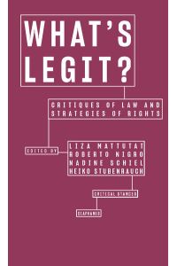 Whats Legit?  - Critiques of Law and Strategies of Rights