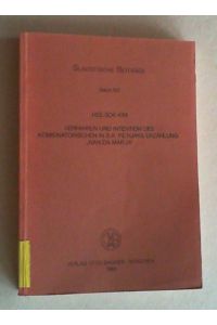 Verfahren und Intention des Kombinatorischen in B. A. Pil'njaks Erzählung Ivan da Mar'ja.