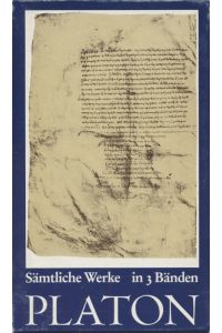 ( 3 Bände ) Platon. Sämtliche Werke.   - Hrsg. von Erich Loewenthal.