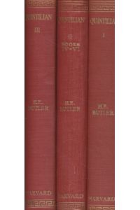 Quintilian [3 out of 4 volumes: II, II, III]