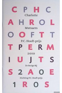 P. C. Hooft-prijs 2010 voor verhalend proza: Charlotte Mutsaers