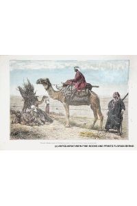 BAALBEK, Lebanon, Arabs from Baalbek, print c. 1870