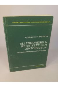 Allegroregeln rechtfertigen Lentoregeln.   - Sekundäre Phoneme des Bretonischen. (=Innsbrucker Beiträge zur Sprachwissenschaft; Band 9).