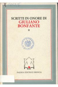 Scritti in onore di Giuliano Bonfante  - Vol. II
