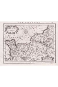 Normandia.  - Normandie Normandy Frankreich France map Gerard Mercator