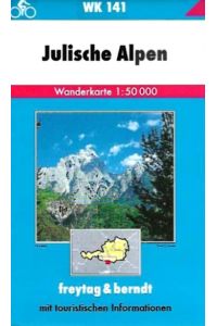 Julische Alpen : Wanderkarte. WK 141.   - Maßstab 1: 50 000.