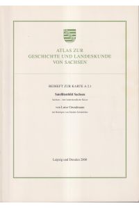 Atlas zur Geschichte und Landeskunde von Sachsen, Beiheft zur Karte A 2. 1  - Satellitenbild Sachsen