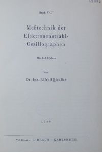 Meßtechnik der Elektronenstrahl-Oszillographen.