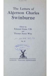 Swinburne.   - The poet in his world.