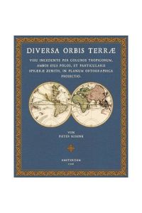 Diversa Orbis Terrae - Visu incedente per Coluros tropicorum  - Ambus ejus Polos et particularis Sphaerae Zenith in Planum orthographica projectio.