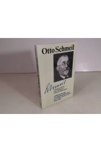 Otto Schmeil. Leben und Werk eines Biologen.   - Jubiläumsausgabe zum 80jährigen Bestehen des Quelle & Meyer Verlages.