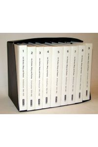 Architektur 1966 - 2001. [Rückentitel: Architecture] von Gerkan, Marg und Partner. 9 Bände im Schuber. Mit zahlreichen, teils farbigen Abbildungen.