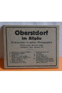 Oberstdorf im Allgäu (10 Ansichten in echter Photographie)