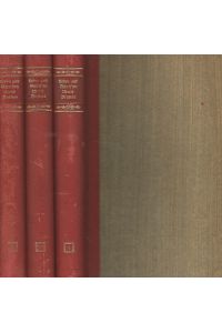 Bräker, Ulrich: Leben und Schriften. Die Freunde - Der Wanderer. Bräker und Lavater. Gespräch im Reiche der Toten. Etwas über William Shakespeares. Schauspiele. Band 1 - 3.
