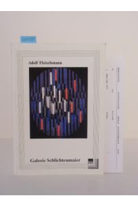 Adolf Fleischmann 1892 - 1968.   - Katalog zur Ausstellung 6. Mai bis 24. Juni 1995, Schloß Dätzingen Grafenau.