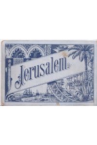 Jerusalem. 12-teiliges Leporello