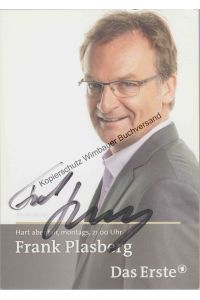 Original Autogramm Frank Plasberg /// Autogramm Autograph signiert signed signee