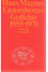 Gedichte 1955 - 1970.   - Suhrkamp-Taschenbuch ; 4
