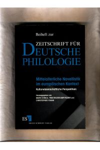 Zeitschrift für deutsche Philologie  - Mittelalterliche Novellistik im europäischen Kontext