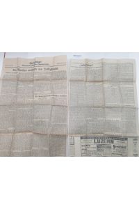 Blätter der Kölnischen Zeitung vom 12. Juni 1930, nr. 296 Abendausgabe und 16. Juni 1930, Nr . 325  - Tageszeitung