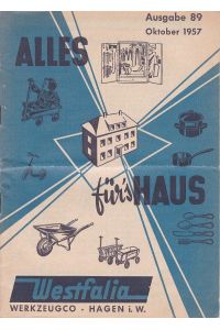 Alles für`s Haus. Ausgabe 89, Oktober 1957.