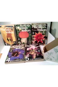 Konvolut: 5 Bände (von5) rororo-Pflanzenlexikon - kpl Ausgabe im Originalschuber.