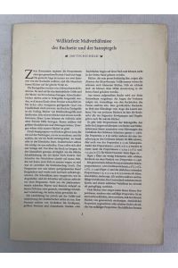 Willkürfreie Maßverhältnisse der Buchseite und des Satzspiegels.   - Der Druckspiegel / Typographische Beilage ; 1964,7a