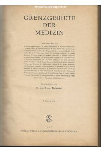 Grenzgebiete der Medizin. 1. Jahrgang.   - 6 Hefte zum Buch gebunden. April 1948 - Dezember 1948.