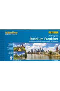 Radregion rund um Frankfurt : die schönsten Radtouren rund um Frankfurt und Umgebung : wetterfest, reißfest, GPS-Tracks, Spiralbindung, Ortspläne, Höhenprofile, 1:50. 000, 1:75. 000, 1. 270 km.   - Die schönsten Radtouren rund um Frankfurt und Umgebung. 1:50.000, 1:75.000, 1.270 km, wetterfest/reißfest, GPS-Tracks Download, LiveUpdate
