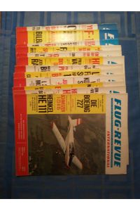 Flug-Revue International (Vereinigt mit Weltluftfahrt - Air World - Flugsport). Heft 1-12 1964 (12 Hefte komplett).