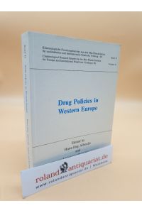 Drug policies in Western Europe  - ed. by Hans-Jörg Albrecht and Anton van Kalmthout