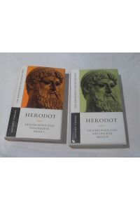 Herodotus: Geschichten und Geschichte; Teil: Bd. 1 + 2 . , Buch1 - 9.   - Bearb. von Gisela Strasburger. Mit e. Essay Herodot als Geschichtsforscher von Hermann Strasburger