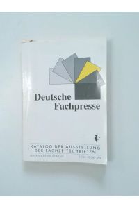 Deutsche Fachpresse  - Katalog der Ausstellung der Fachzeitschriften 46. Frankfurter Buchmesse Okt. 1994