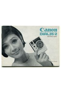Canon Dial 35-2 - Instructions.   - English Edition.