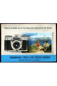 Voigtländer Single-Lens Reflex Cameras. Kamera-Programm 1965.
