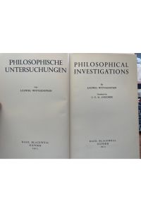Philosophische Untersuchungen. - Philosophical investigations. (Translated by G. E. M. Anscombe)