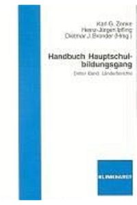 Handbuch Hauptschulbildung  - Länderberichte
