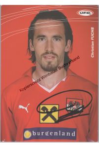 Original Autogramm Christian Fuchs /// Autograph signiert signed signee  - Saison 2011