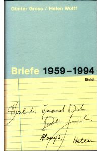 Briefe 1959-1994  - DAZU: G. Grass: Im Krebsgang