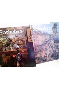Konvolut: 2 diverse Kataloge Sotheby's.