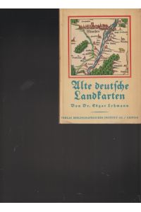 Alte deutsche Landkarten.