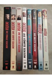 Dexter. DVDs. komplettes Konvolut. Alle 8 Staffeln / Seasons. 34 Discs. FSK 18.