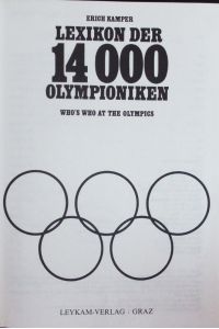 Lexikon der 14000 Olympioniken.   - Fehler:509