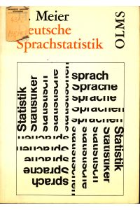 Deutsche Sprachstatistik Band 1  - Mit einem Geleitwort von Professor Dr. Lutz Mackensen
