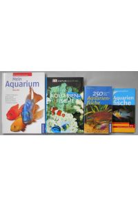 Schönes Konvolut 4 Aquarienbücher: Aquarienfische. /250 Aquarienfische. /Aquarienfische 500 Arten. /Mein Aquarium.