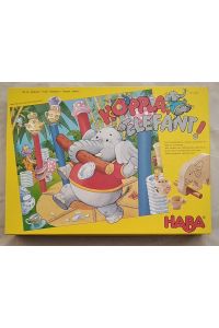 HABA 4153: Hoppla, Elefant! [Kinderspiel].   - Achtung: Nicht geeignet für Kinder unter 3 Jahren.