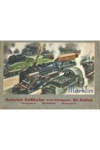 Märklin. D 12. 1935/36. Heinrich Zollikofer zum Scheggen, St. Gallen.